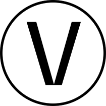 Schwarzes Piktogramm eines Blattes mit der Aufschrift „Vegan“ – Symbol für rein pflanzliche, tierfreie Produkte von hajoona.